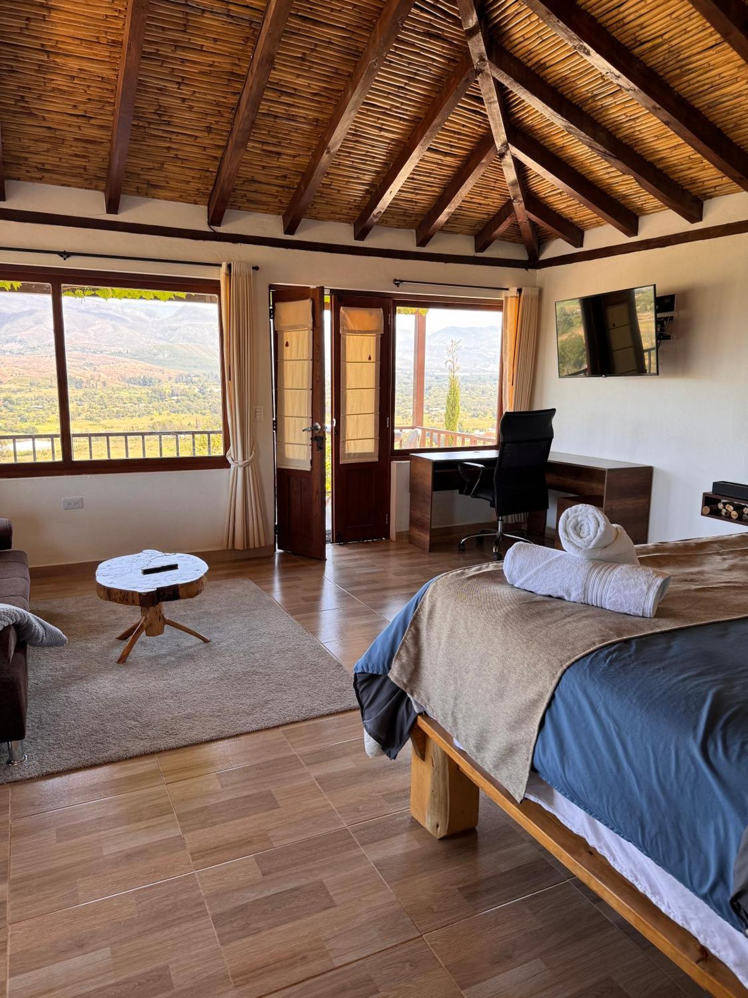 Glamping Con Jacuzzi Mirador Jarana וילה דה לייבה מראה חיצוני תמונה
